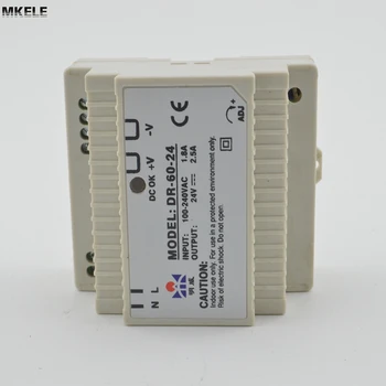 Switching Power source Supply 60w 5v 6.5a DR-60-5 DR Series Din Rail With CE Certification China