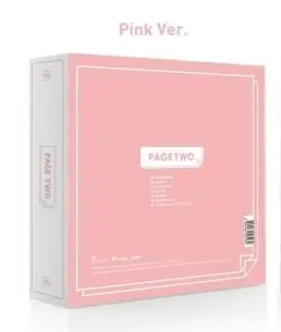 TWICE 2ND MINI ALBUM - PAGE TWO PINK Ver. Release date 2016.04.26 Kpop