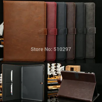 DS Luxury Crazy Horse pattern PU Leather Stand Cover Case For Samsung Galaxy Tab Pro 10.1 T520 T521 T525 SM-T525