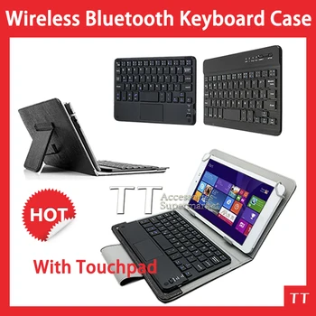 Universal Bluetooth Keyboard with touchpad Case for 8