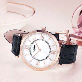 READ fashion ladies watches waterproof leather belt female form R28057