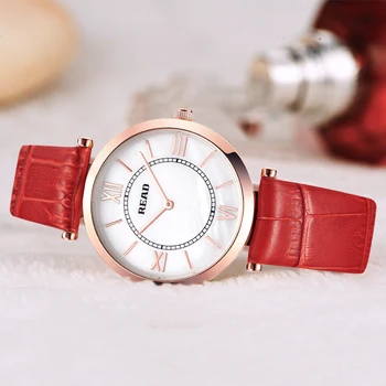 READ fashion ladies watches waterproof leather belt female form R28057