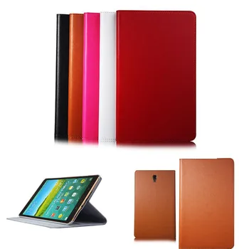 Tab S 8.4'' Ultra Thin Folio Flip Genuine Leather Stand Smart Cover Case For Samsung Galaxy Tab S 8.4 inch T700 T705 T705C
