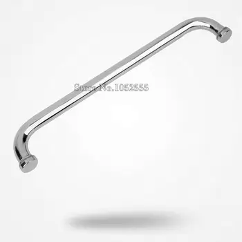 2PCS Stainless steel Shower Handle,Bathroom Handle Glass Doors Handle,Mirror processing,center to center 440mm K78