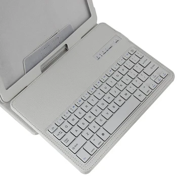 Detachable ABS PU Leather Wireless Bluetooth Keyboard Case For Samsung galaxy Pro10.1 T520 T521 T525 P600 P601 P605