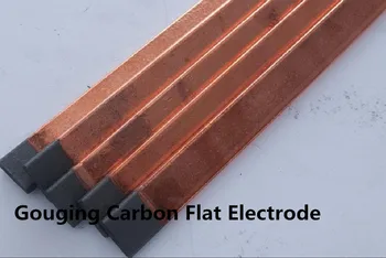 5*20*355 mm Flat ARC welding carbon sticks copper coated 5pcs