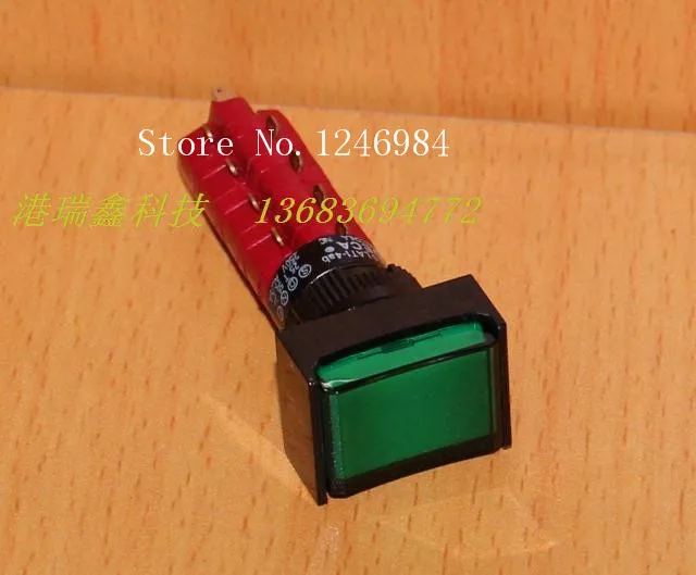 SA]M16 no lock reset button switch DECA Taiwan Progressive Alliance rectangular four normally open normally closed D16LMT2-4AB-