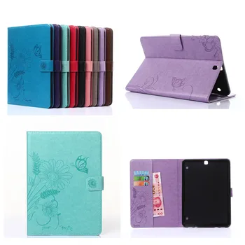GY Luxury Tablet Cover Case For Samsung Galaxy Tab S2 9.7 inch SM-T813 SM-T819 PU Leather Flip Wallet Stand Cover For T810 T815
