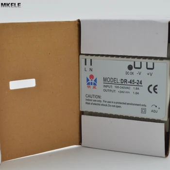 Din Rail Model Firm DR-45-24 2A 45w Switching Power source Supply unit For Industry China