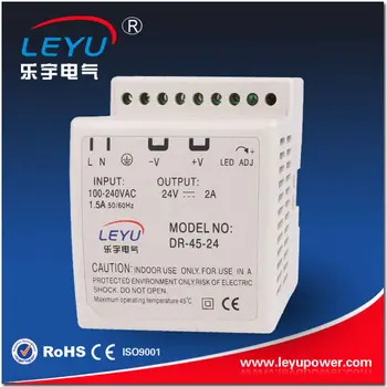 Two Years Warranty 45w Din Rail Mount With LED Indicator For Power On