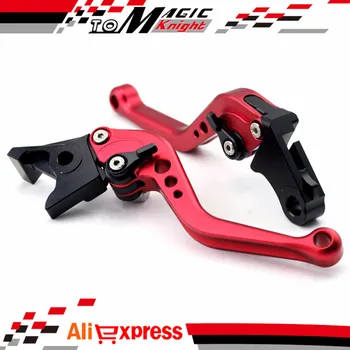 For YAMAHA FZ-6R XJ6 Diversion 09-15 Motorcycle Accessories CNC Billet Aluminum Short Brake Clutch Levers Red