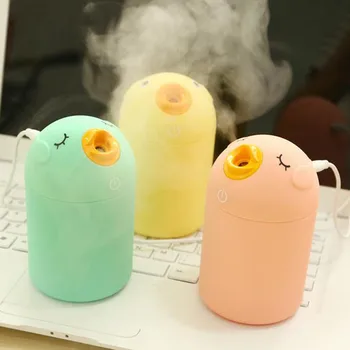 Cute Cartoon Bird USB Utrasonic Air Humidifier Mini Essential Oil Aroma Diffuser Aromatherapy Home Office Car Steam Mist Maker