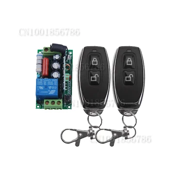 NEW AC220V 1CH 10A Remote Control Light Switch Relay Output Radio Receiver Module and Transmitter(2PCS)