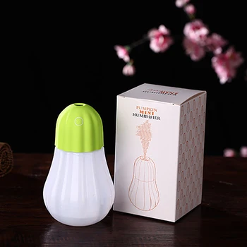 Mini USB Pumpkin Lamp Ultrasonic Humidifier Portable LED Night light Essential Oil Aroma Diffuser Home Office Car Mist Maker