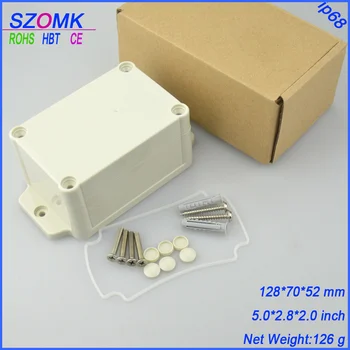 10 pieces a lot enclosure case electronics IP 68 shell plastic electronics for PCB 128*70*52MM 5*2.8*2 inch