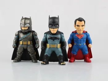 Batman V Superman 3 pieces/sets Batman painted 1/9 scale Armored Batman Superman ACGN PVC Action Figure Collectible Model Toys
