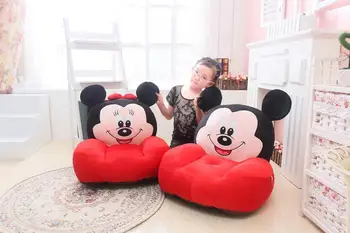Large about 54x45cm cartoon Mickey,Minnie mouse plush seat children's tatami plush toy sofa floor seat cushion w5287