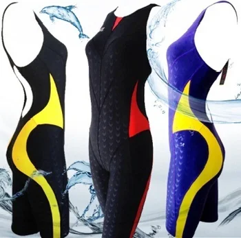 HXBY swimwear professional women swimsuitsfemale race swim suits competition swimsuits competitive one piece plus size kneeskin