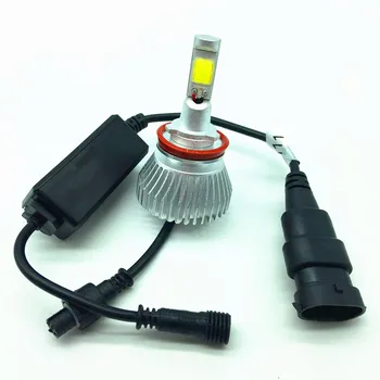 Super Bright Led car styling accessories Fog lights car led headlight lens light bulbs lamp waterproof h1 h3 h4 h7 h11 9005 9006