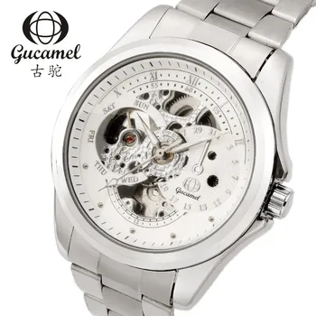 2016 New Hot Jaragar Multifunction Gucamel Automatic Mechanical Watch Luxury Brand Mens Watch Reloj Hombre