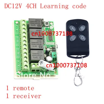 Home automation DC 12V 4CH RF Wireless remote control switch For Garage Doors / Auto Door smart house controller /radio receiver