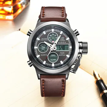 2016 Watches Men Luxury Brand Dive LED Digital Chronograph Watch Sport Military Genuine Quartz Male Hours Relogio Masculino