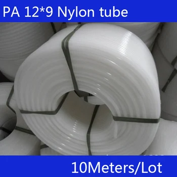 10 metri/lotto Tubo di Nylon PA12X9mm OD 12mm ID 9mm Plastica Flessibile Tubo PolyamideTube