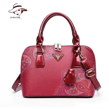 2017 New Women Handbags Famous Brands Women Messenger Bag Alligator Pattern PU Leather Handbags Shell Shoulder Bag Crossbody Bag