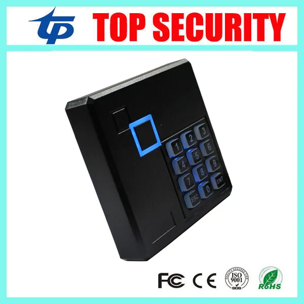MF card IC proximity card reader with keypad IP65 waterproof smart card reader with weigand26/34 access control card reader