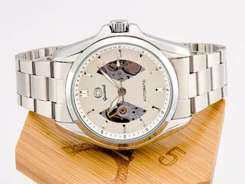 Men's watch 30 m waterproof diving Mechanical watch stainless steel wristwatch 2016 luxury business watch classic