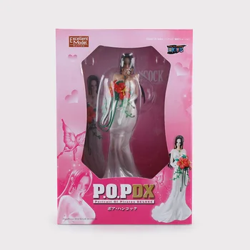 Anime One Piece POP Boa Hancock in Wedding Dress PVC Action Figures Collectible Model Toys 23.5cm KT1972