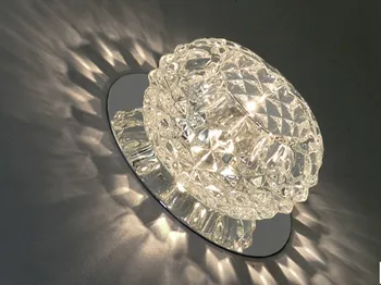 New Gorgeous Modern LED Crystal Warm White Lamp Officie Ceiling Decor Fixture Lighting Chandelier Light