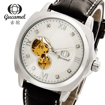 Gucamel manufacturers selling high-end men's fashion business watch hollow automatic mechanical watch men's automatic watch