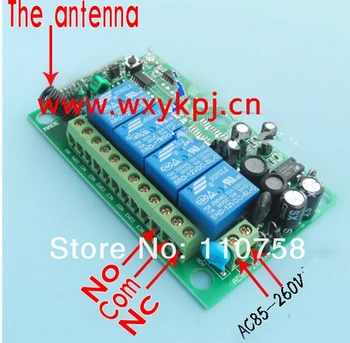 AC220V 4CH RF Wireless electro motor 315mhz wireless remote control socket ac dimmer 220v