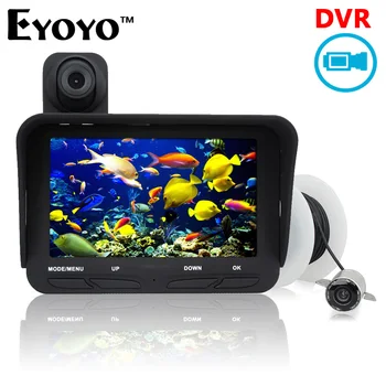 Eyoyo Original 20m Professional Night Vision Fish Finder DVR Video 6 Infrared LED Underwater Fishing Camera+Overwater Camera