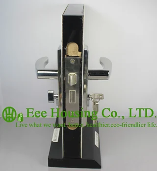 Stainless Steel handle door lock, mortise lock for Interior Doors, Timber Door Hardware from China
