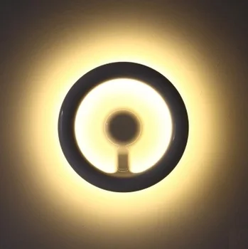 Creative Steering Wheel Wall Sconce Modern LED Wall Light For Home Indoor Lighting Bedside Wall Lamp Aluminum Lampara Pared
