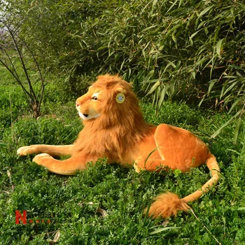 Stuffed animal 90 cm plush simulation lion toy doll great gift  w310