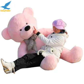 Fancytrader White JUMBO Plush Bear Toy Stuffed with PP Cotton 4 Colors 63'' Good Gift FT90059