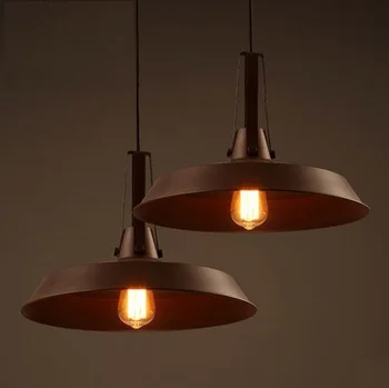 Nordic Edison Loft Style Industrial Wind Vintage Pendant Light Fixtures For Dining Room Iron Hanging Lamp Lamparas Colgantes