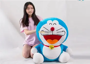Fancytrader 26'' / 65cm Cute Giant Stuffed Doraemon Toy, Gift for Kid, 2 Expressions Available! FT50041