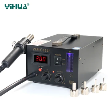 YIHUA 852+ Adjustable LED Hot-Air Soldering Station For Motherboard Repairing