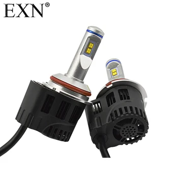 P6 9007 Plug&Play Car LED Headlight 9007 55W 5200LM Hi/Lo Headlamp Fog DRL Conversion Replacement LED Headlight 6000k 5000k Bulb