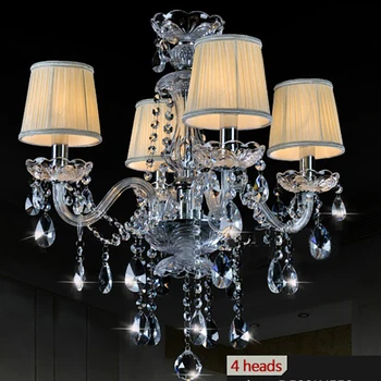 K9 clear crystal chandelier lampshade lustre de cristal para sala de jantar moderne modern kitchen chandeliers tiffany lamp