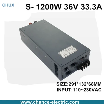 AC-DC 220V 36VDC LED Driver Source CE ROHS Approval High Power SMPS Constant Voltage Output Switching Power Supply 36V 1200W