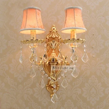 Wall crystal lamp for bathroom ampshade Contemporary wall light luxurious sconce light Beautiful Wall Lights Indoor Wall Fixture