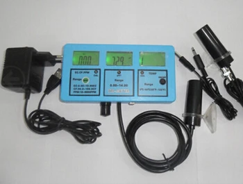 Professional 5 in 1 Water Test Ph meter Multi-parameter Water Quality Analysis ph-117 monitor Device with EU Plug