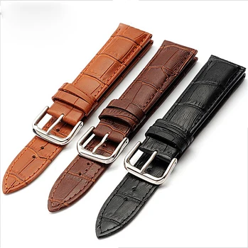 2016 new product watches black brown bracelet watch straps genuine leather band watch 12mm 16mm 18mm 20mm 22mm 24mm watch access
