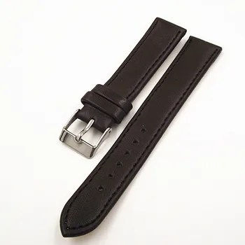 Wholesale 30PCS / lot  20MM watch band Genuine leather Watch strap brown , coffee ,black color 3 color available