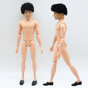 30cm 14 Moveable Jointed Dolls set head Boyfriend Prince Nude Doll DIY Learning Toys For Ken Male boy friend Toy Doll Body set